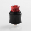 Authentic Wotofo Recurve RDA Rebuildable Dripping Atomizer w/ BF Pin - Black, Stainless Steel, 24mm Diameter