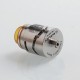 Authentic Cool Cavalry RDTA Rebuildable Dripping Tank Atomizer w/ BF Pin - Silver, Stainless Steel, 3ml, 24.5mm Diameter