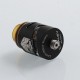 Authentic Cool Cavalry RDTA Rebuildable Dripping Tank Atomizer w/ BF Pin - Black, Stainless Steel, 3ml, 24.5mm Diameter