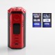 Authentic ThinkVape Finder DNA250C TC VW Variable Wattage Box Mod - Red, 1~300W, 3 x 18650, Evolv DNA 250C Chip