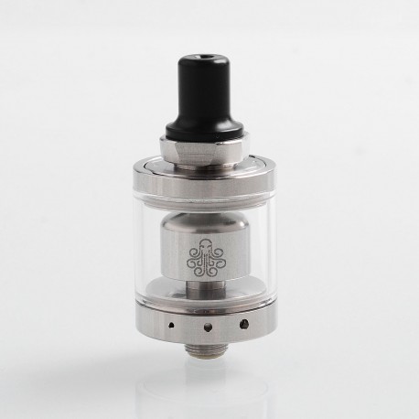 Authentic Cthulhu Hastur MTL RTA Mini Rebuildable Tank Atomizer - Silver, Stainless Steel, 2ml, 22mm Diameter