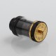Authentic CoilART MAGE RTA V2 Rebuildable Tank Atomizer - Black + Gold, Stainless Steel, 3.5ml, 24mm Diameter