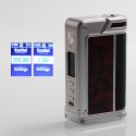 Authentic LostVape Paranormal DNA250C 200W TC VW Box Mod - Silver + Scarlet Passion + Pearl Fish, 1~200W, 2 x 18650