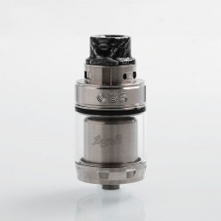 Authentic OBS Engine 2 RTA Rebuildable Tank Atomizer - Silver, Stainless Steel, 5ml, 26mm Diameter
