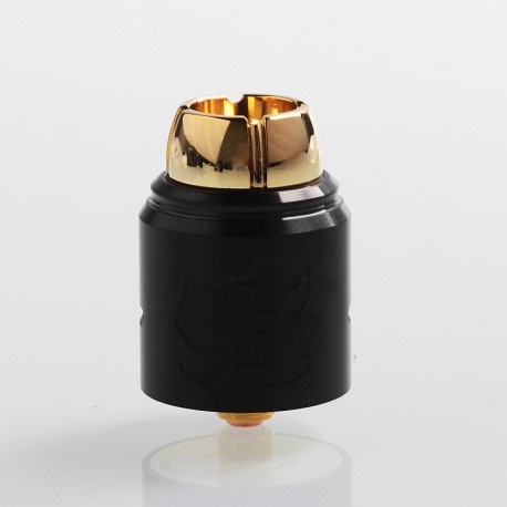 Authentic Lcovape 98K RDA Rebuildable Dripping Atomizer w/ BF Pin - Black, 316 Stainless Steel, 24.5mm Diameter