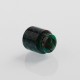 Authentic Blitz Snake Skin 810 Drip Tip for SMOK TFV8 / TFV12 Tank Atomizer - Green, Epoxy Resin, 17.7mm