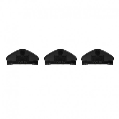 Authentic SMOKTech SMOK Replacement Pod Cartridge for Rolo Badge Starter Kit - Black, 2ml (3 PCS)
