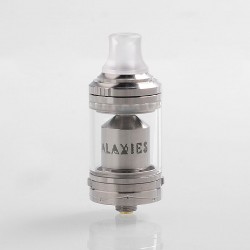 Authentic Vapefly Galaxies MTL RTA Rebuildable Tank Atomizer - Silver, Stainless Steel, 5ml, 22mm Diameter