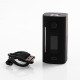 Authentic Asmodus Lustro 200W Touch Screen TC VW Variable Wattage Box Mod - Black, 5~200W, 2 x 18650