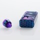 Authentic Wismec Luxotic 100W Squonk Box Mod + Tobhino BF RDA Kit - Purple Swirled Resin, 7.5ml, 1 x 18650, 22mm Diameter