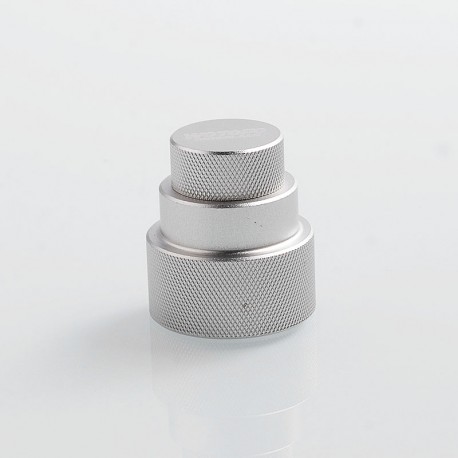 Authentic Wotofo Easy Fill Squonk Cap for 60ml E- Bottle / BF Squonk Box Mod - Silver, Aluminum