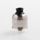 Authentic Hotcig Castle RDA Rebuildable Dripping Atomizer w/ BF Pin - Silver, Stainless Steel, 22mm Diameter