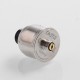 Authentic Hotcig Castle RDA Rebuildable Dripping Atomizer w/ BF Pin - Silver, Stainless Steel, 22mm Diameter