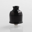 Authentic Hot Castle RDA Rebuildable Dripping Atomizer w/ BF Pin - Black, Stainless Steel, 22mm Diameter