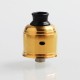 Authentic Hotcig Castle RDA Rebuildable Dripping Atomizer w/ BF Pin - Gold, Stainless Steel, 22mm Diameter