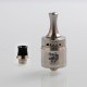 Authentic GeekVape Ammit MTL RDA Rebuildable Dripping Atomizer w/ BF Pin - Silver, Stainless Steel, 22mm Diameter