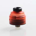 Authentic GAS Mods G.R.1 GR1 RDA Rebuildable Dripping Atomizer w/ BF Pin - Red, Stainless Steel + PMMA, 22mm Diameter