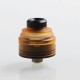 Authentic GAS Mods G.R.1 GR1 RDA Rebuildable Dripping Atomizer w/ BF Pin - Amber, Stainless Steel + PMMA, 22mm Diameter