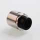 Authentic VXVTech X RDA Rebuildable Dripping Atomizer w/ BF Pin - Polished Silver, Stainless Steel, 24mm Diameter