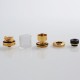 Authentic CoilART MAGE RTA V2 Rebuildable Tank Atomizer - Gold, Stainless Steel, 3.5ml, 24mm Diameter