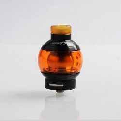 Authentic Fumytech Dragon Ball V2 RTA Rebuildable Tank Atomizer - Black, Stainless Steel, 5.5ml, 35mm Diameter