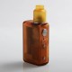 Authentic Vzone Simply Squonk Mechanical Box Mod + BF RDA Kit - Frosted Gold, 1 x 18650 / 20700 / 21700, 5.5ml, 24.5mm Diameter