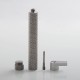 Authentic YC Coiling Kit for E- DIY Coil Making - Silver, Aluminum + Stainless Steel, 2.0 + 2.5 + 3.0 + 3.5mm