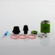 Authentic Wotofo Atty Cubed RDA Rebuildable Dripping Atomizer - Green, Stainless Steel, 22mm Diameter
