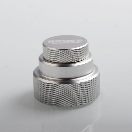 Authentic Wotofo Easy Fill Squonk Cap for 100ml E- Bottle / BF Squonk Box Mod - Silver, Aluminum