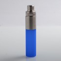 Authentic Wotofo Stentorian Easy Refill Squonk Bottle - Blue Stainless Steel + Silicone, 30ml