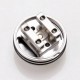 Authentic VXV X RDA Rebuildable Dripping Atomizer w/ BF Pin - Polished Silver, Stainless Steel, 24mm Diameter