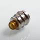Authentic YC Vape F-Tower RDA Rebuildable Dripping Atomizer w/ BF Pin - Silver, Stainless Steel, 18mm Diameter