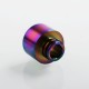 Authentic Vapesoon 510 Replacement Drip Tip for RDA / RTA / Sub Ohm Tank Atomizer - Rainbow, Stainless Steel, 15mm