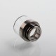 Authentic Vapesoon 810 Drip Tip for TFV8 / TFV12 Tank / 528 Goon / Kennedy / Reload RDA - Silver, Stainless Steel + Glass, 18mm