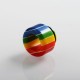 Authentic Vapesoon 810 Replacement Drip Tip for TFV8 / TFV12 Tank / 528 Goon / Kennedy / Reload RDA - Rainbow, Resin, 14mm