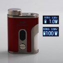 Authentic Eleaf Pico Squeeze 2 100W TC VW Variable Wattage Squonk Box Mod - Red, 1 x 18650 / 21700, 8ml