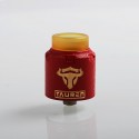 Authentic ThunderHead Creations Tauren RDA Rebuildable Dripping Atomizer w/ BF Pin - Red, Brass, 24mm Diameter