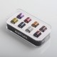 Authentic Aleader 810 Drip Tip Kit for TFV12 / TFV8 / Goon / Kennedy / Apocalypse - Random Color, Resin (8 PCS)