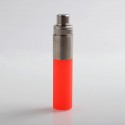 Authentic Wotofo Stentorian Easy Refill Squonk Bottle - Red, Stainless Steel + Silicone, 30ml