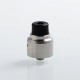 Authentic CoilART DPRO Mini RDA Rebuildable Dripping Atomizer w/ BF Pin - Silver, Stainless Steel, 22mm Diameter
