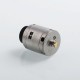 Authentic Tigertek Nada RDA Rebuildable Dripping Atomizer w/ BF Pin - Full Silver, Stainless Steel, 25mm Diameter