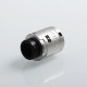 Authentic Tigertek Nada RDA Rebuildable Dripping Atomizer w/ BF Pin - Full Silver, Stainless Steel, 25mm Diameter