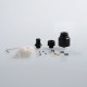 Authentic CoilART DPRO Mini RDA Rebuildable Dripping Atomizer w/ BF Pin - Gun Metal, Stainless Steel, 22mm Diameter