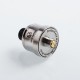 Authentic Phevanda Bell MTL RDA Rebuildable Dripping Atomizer w/ BF Pin - Silver, 316 Stainless Steel, 22mm Diameter