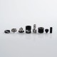Authentic eXvape eXpromizer V3 Fire MTL RTA Rebuildable Tank Atomizer - Full Black, Stainless Steel, 4ml, 22mm Diameter