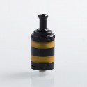 Authentic VXV Soulmate RTA Rebuildable Tank Atomizer - Black, 4ml, Stainless Steel, 24mm Diameter
