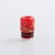 510 Replacement Drip Tip for RDA / RTA / Sub Ohm Tank Atomizer - Red + Gold, Resin, 14mm