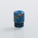 510 Replacement Drip Tip for RDA / RTA / Sub Ohm Tank Atomizer - Blue + Gold, Resin, 14mm