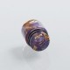 510 Replacement Drip Tip for RDA / RTA / Sub Ohm Tank Atomizer - Purple + Gold, Resin, 14mm