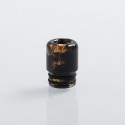 510 Replacement Drip Tip for RDA / RTA / Sub Ohm Tank Atomizer - Black + Gold, Resin, 14mm